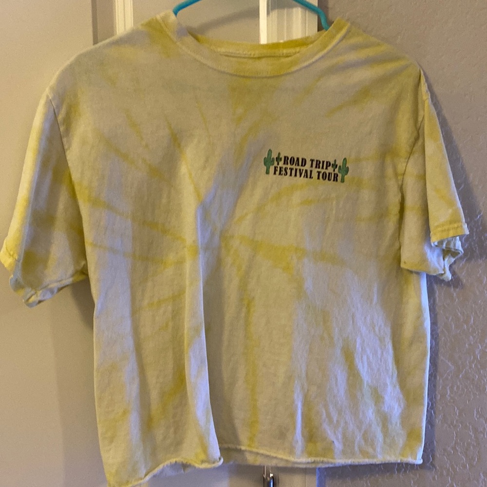 Yellow Crop top